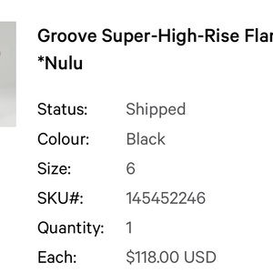 Lululemon flared leggings